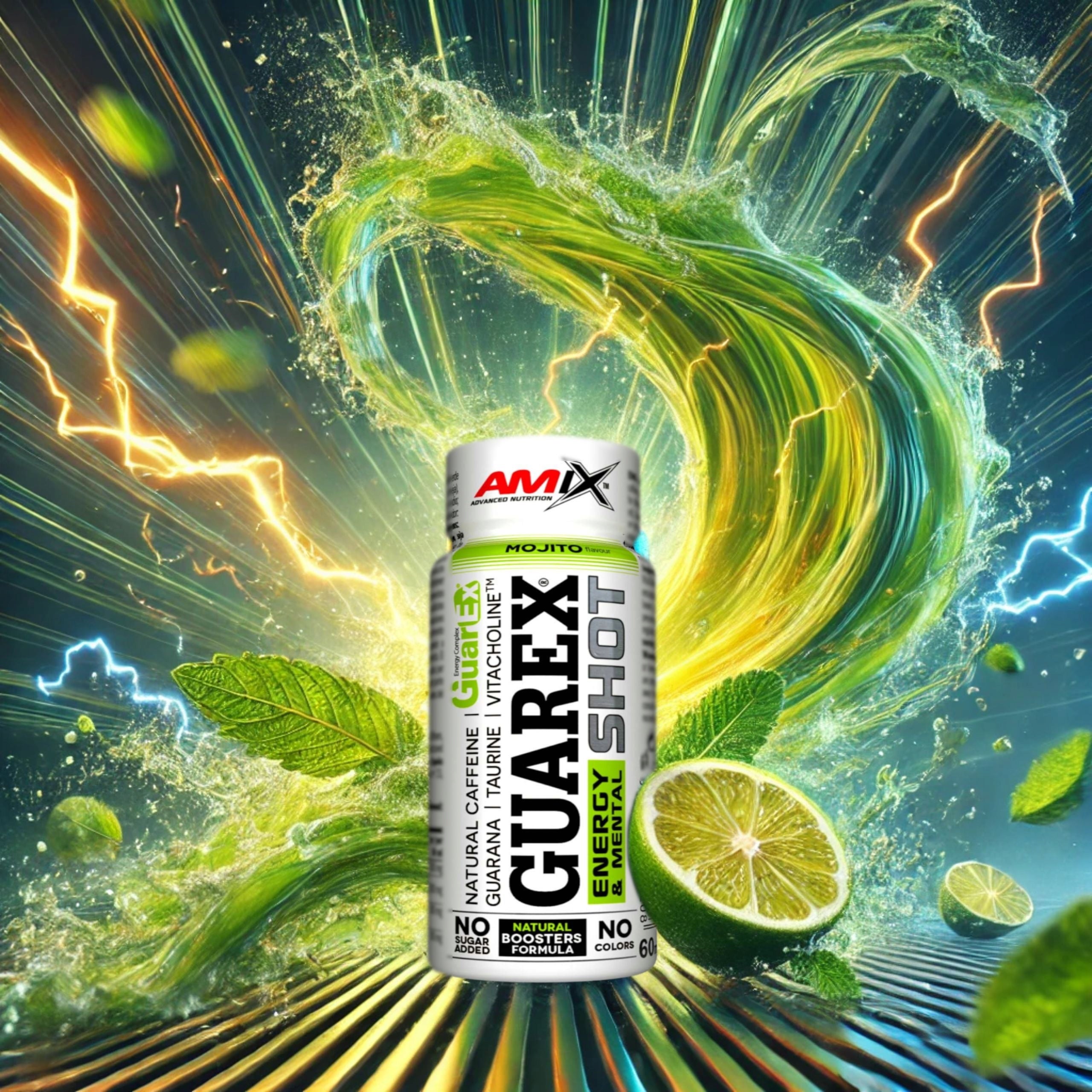 Caffeine with Guarana Caffeine Shot Guarana Extract Concentration Stimulation Expiration date at least six months from the date of purchase