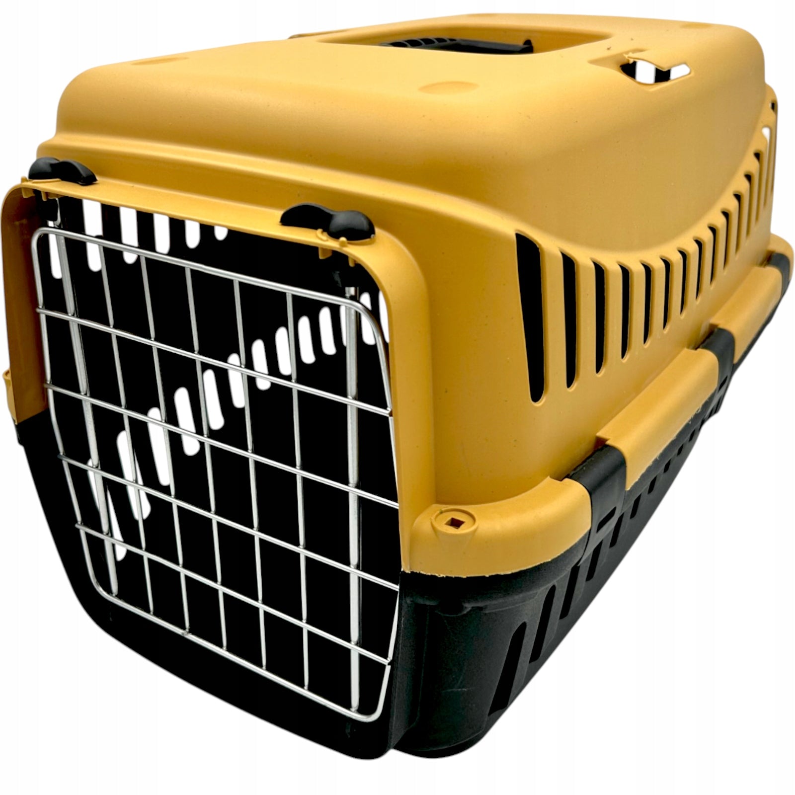 Cage Transporter for Cat Dog Gipsy L 58cm Metal Solid Light Colors Build type for hand carrying front or side opening