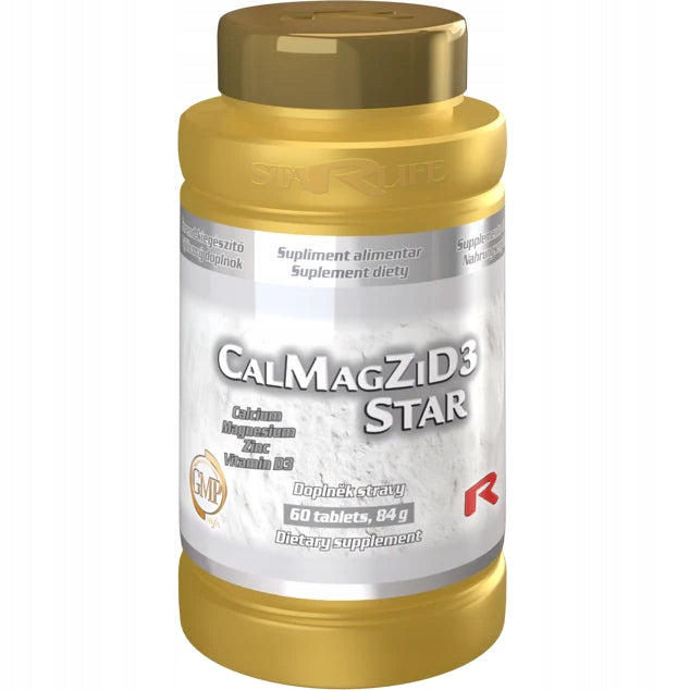 CalMagZiD3 Star, 60 tbl
