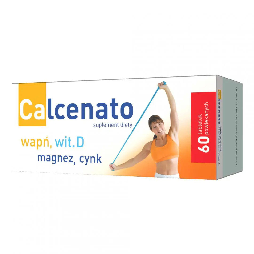 Calcenato Calcium Vitamin D3 Magnesium Zinc 60 Tablets