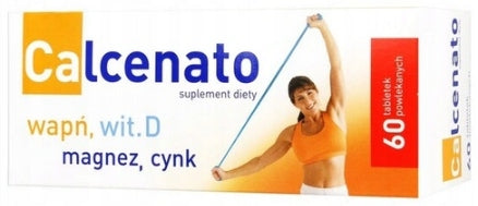 Calcenato Calcium Vitamin D3 Magnesium Zinc 60 Tablets