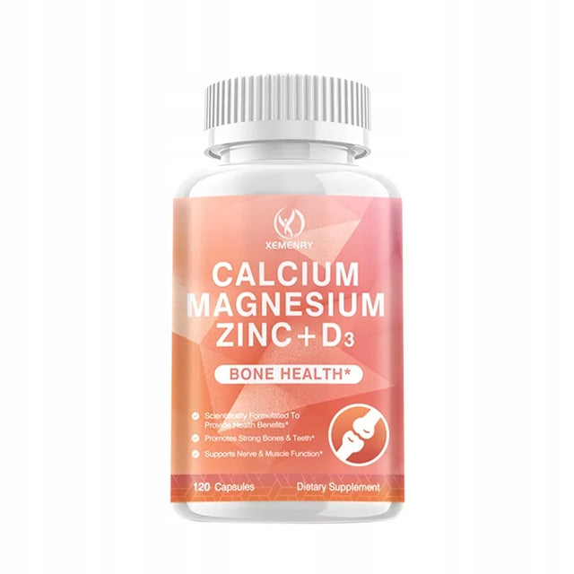 Calcium, Magnesium, + Vitamin D3 - Strong Bones, Muscle Health, Immune Support...