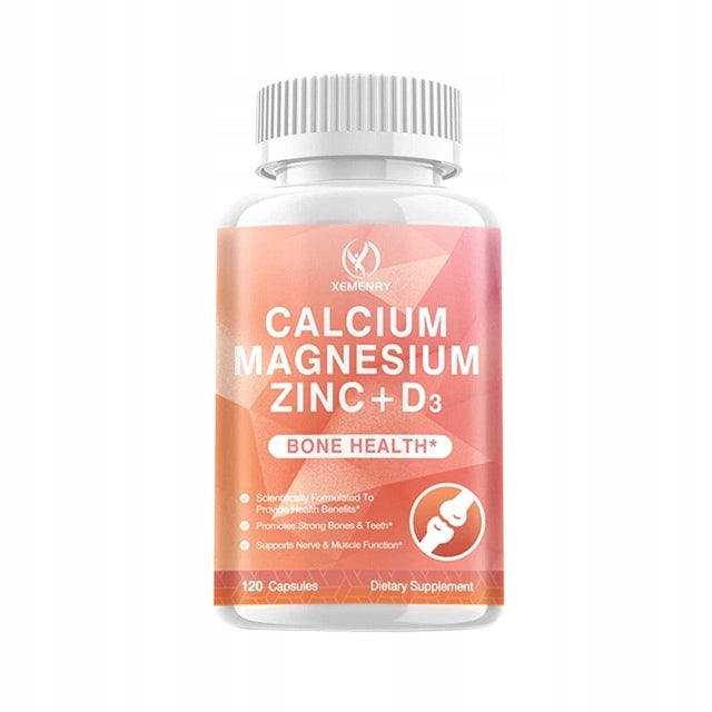 Calcium, Magnesium, + Vitamin D3 - Strong Bones, Muscle Health, Immune Support...