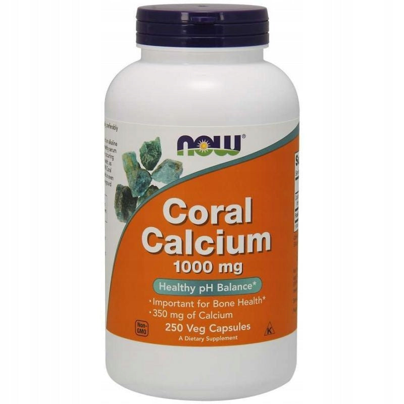 Calcium from Coral Now Foods Coral Calcium 1000 mg Healthy Bones 250 kaps