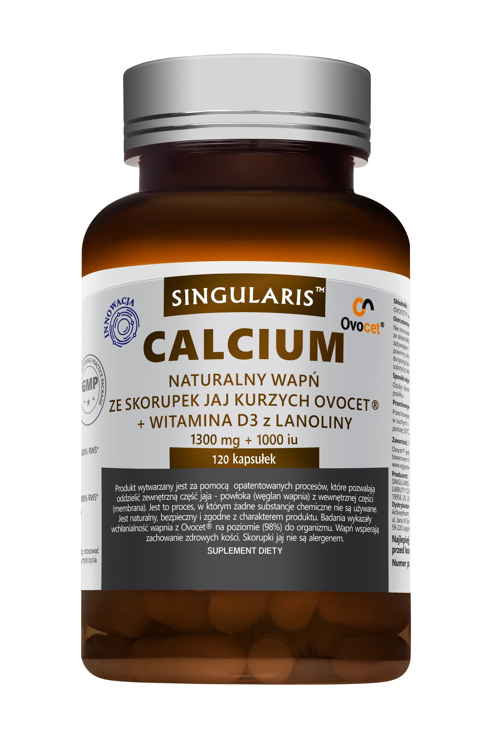 Calcium from Eggshell D3 Singularis 120 capsules Medical device no