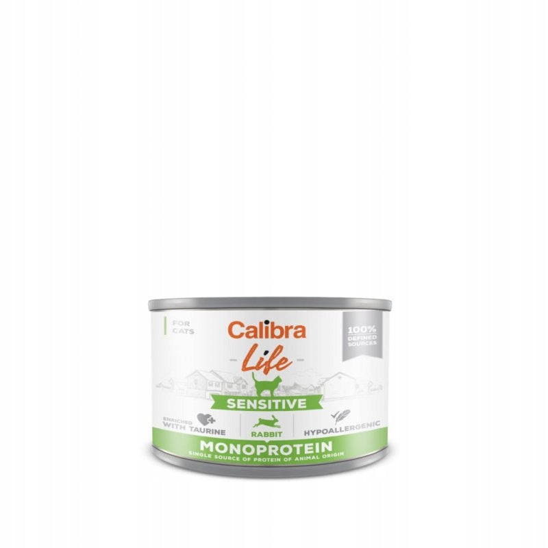 Calibra Cat Life Sensitive Rabbit 200g - Single Protein Formula