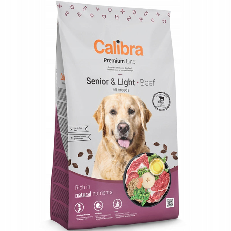 Calibra Premium Dog Senior & Light All Breeds Beef 3kg