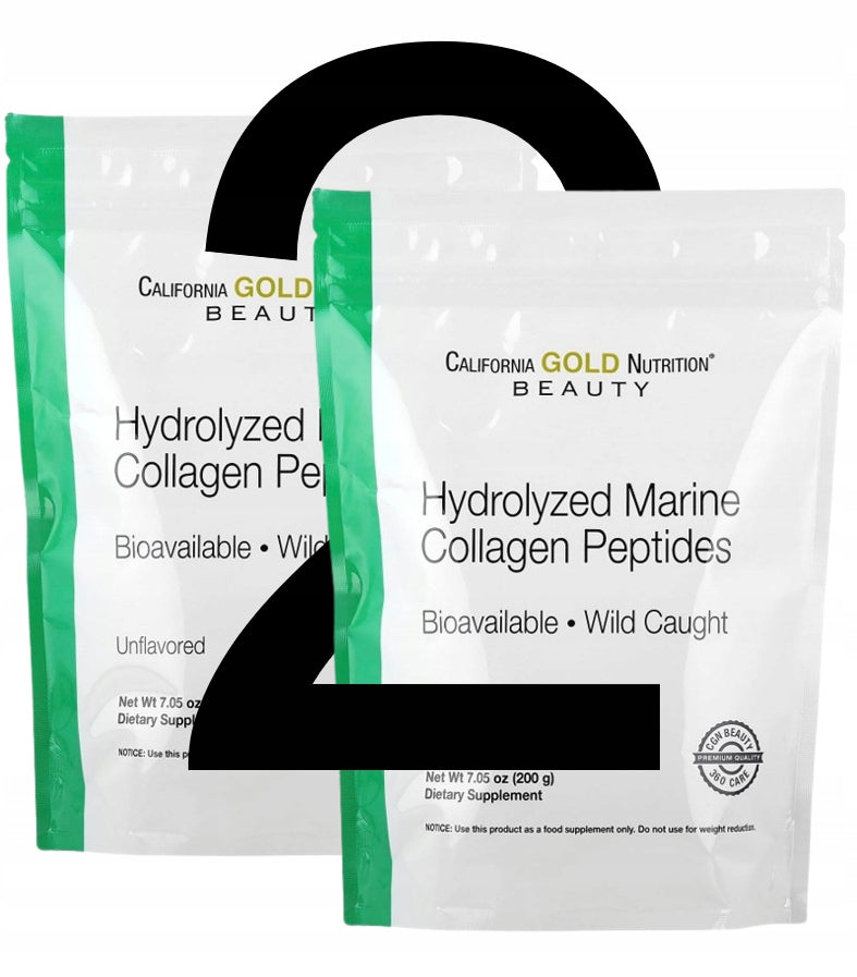 California GOLD - Hydrolyzed Marine Collagen Peptides | 200 g x2
