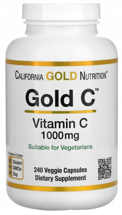 California GOLD - Vitamin Gold C 1000 mg | ascorbic acid | 240 kaps.