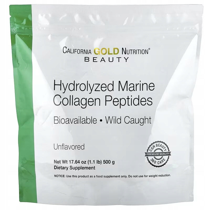 California Gold Nutrition Hydrolyzed Marine Collagen Peptides 500g