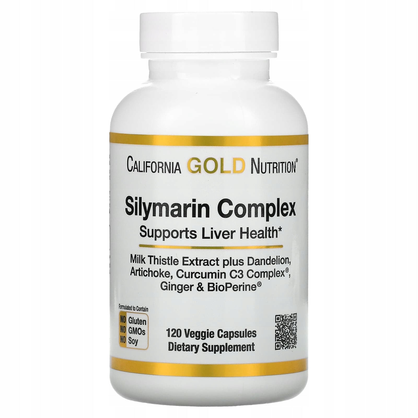 California Gold SILYMARIN COMPLEX Milk Thistle Artichoke Dandelion 120k Liver Medical device no