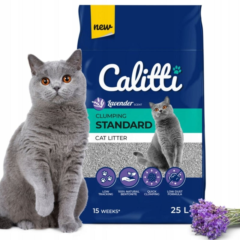 Calitti Standard 25l lavender bentonite litter Brand Calitti