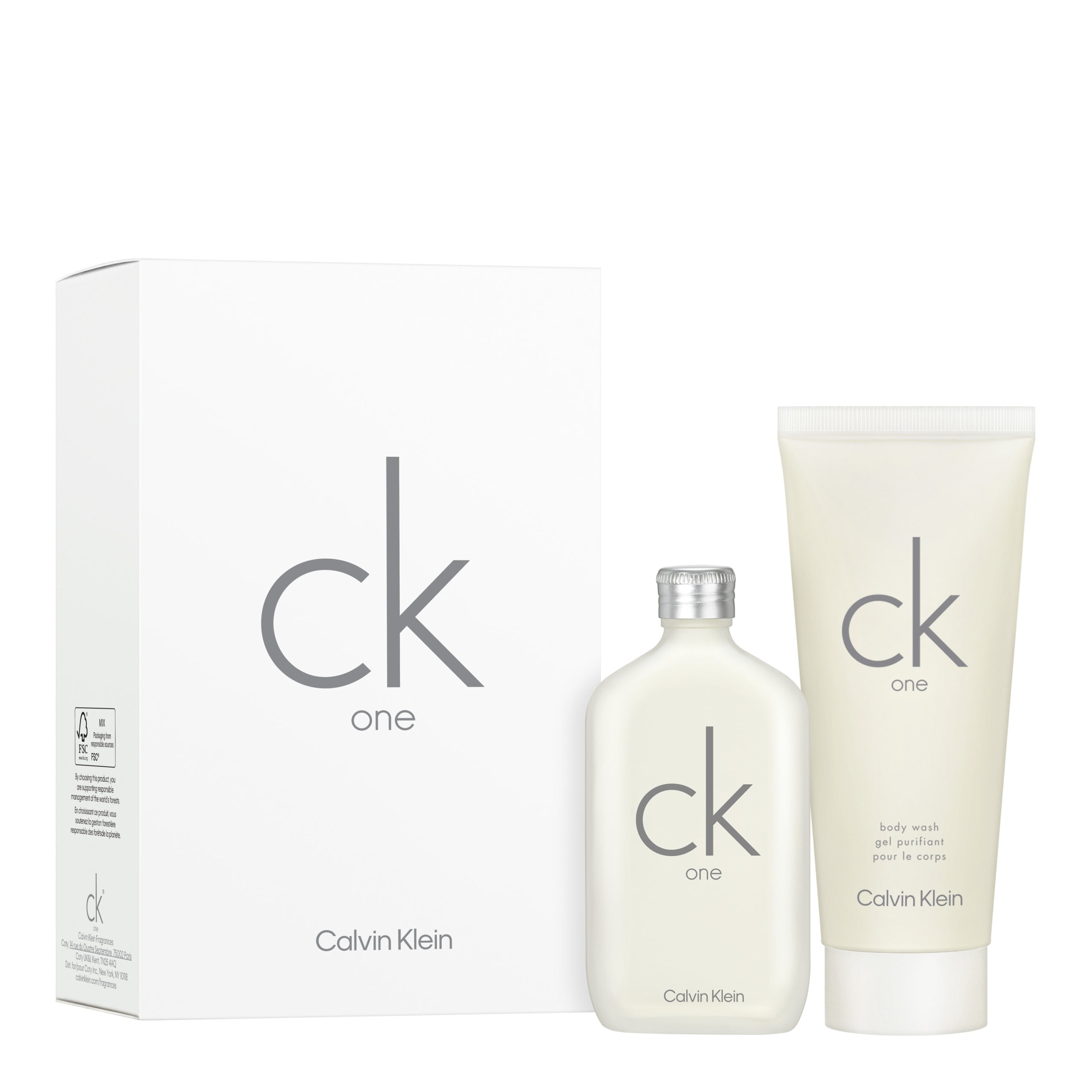 Calvin Klein CK One set eau de toilette 50 ml, shower gel 100 ml Brand Calvin Klein