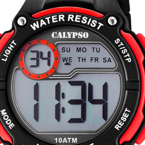 Calypso Plastic PUR Childrens Watch Wristwatch black Digital UK6068/6 Brand Calypso