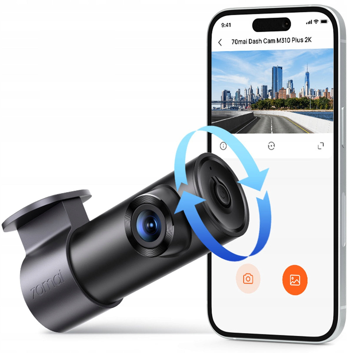 Camera 70mai M310 Plus WiFi Car Parking Monitoring Manufacturer code 70mai M310 3K Dash Cam
