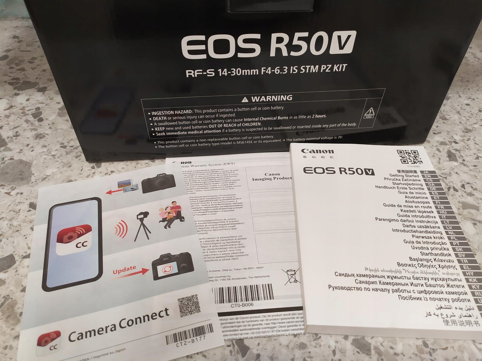 Camera Canon EOS R50 V 14-30 STM Packaging status original