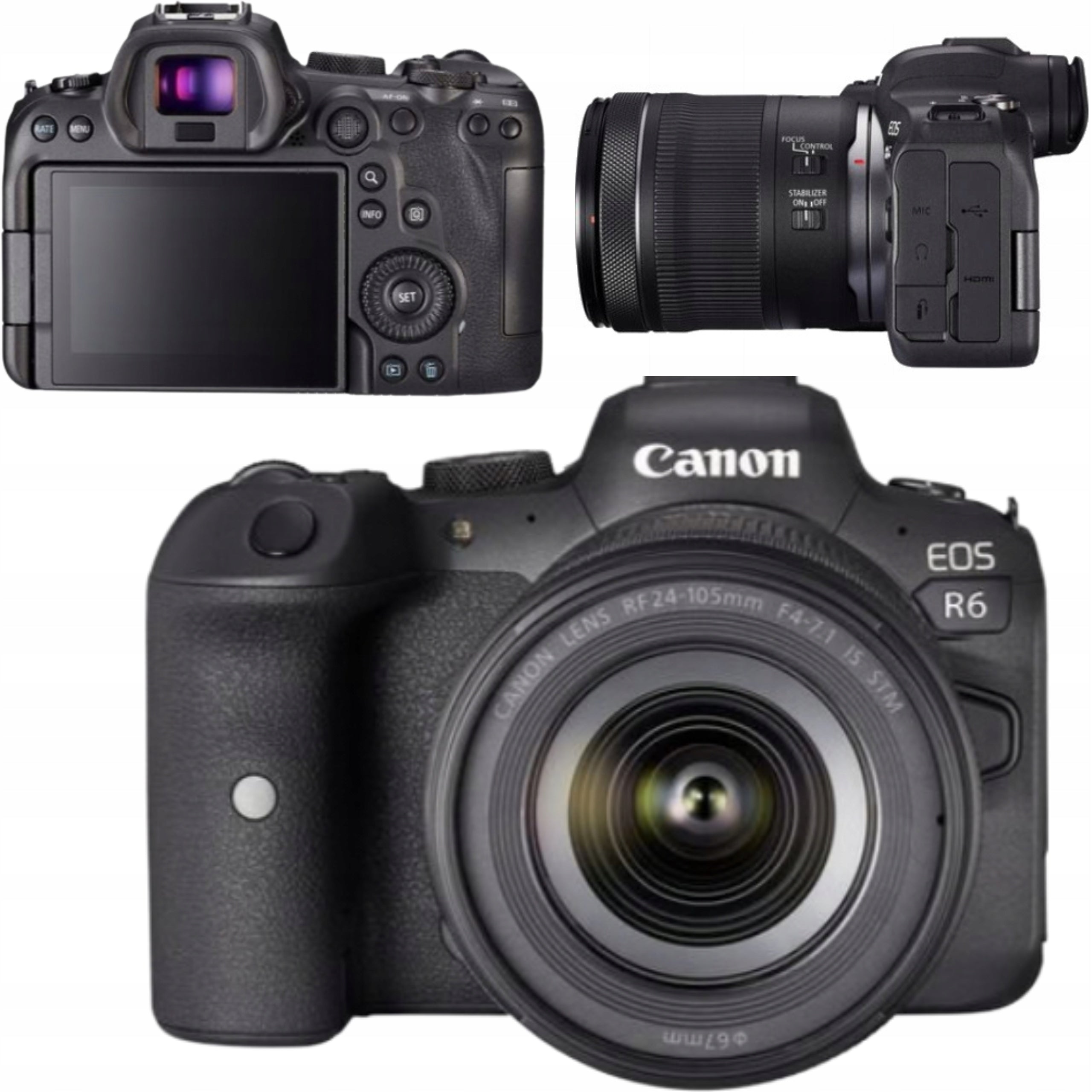 Camera Canon EOS R6 20 Mpix With 4K Filming 60p Professional Gift
