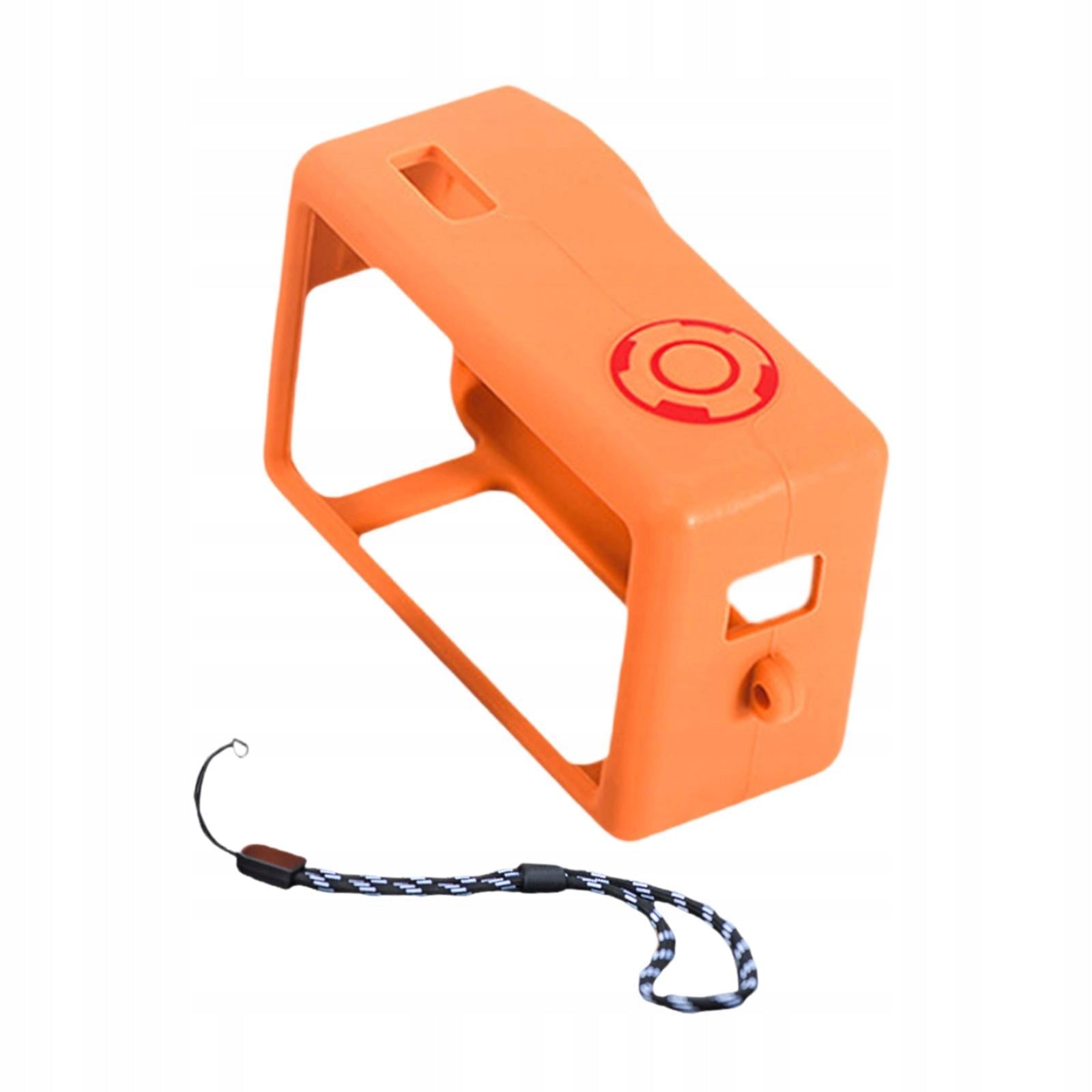 Camera Cover Sports Camera Accessories Anti Drop with Anti Lost Rope orange Batteries included no