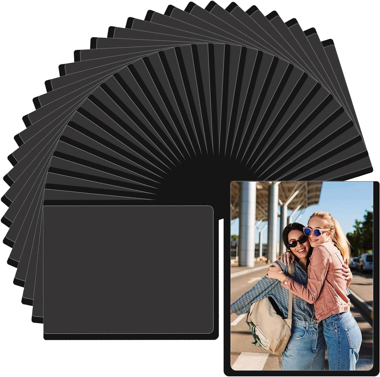 Camera Frame Magnetic frames 6 x 8,8 cm black Brand Frame