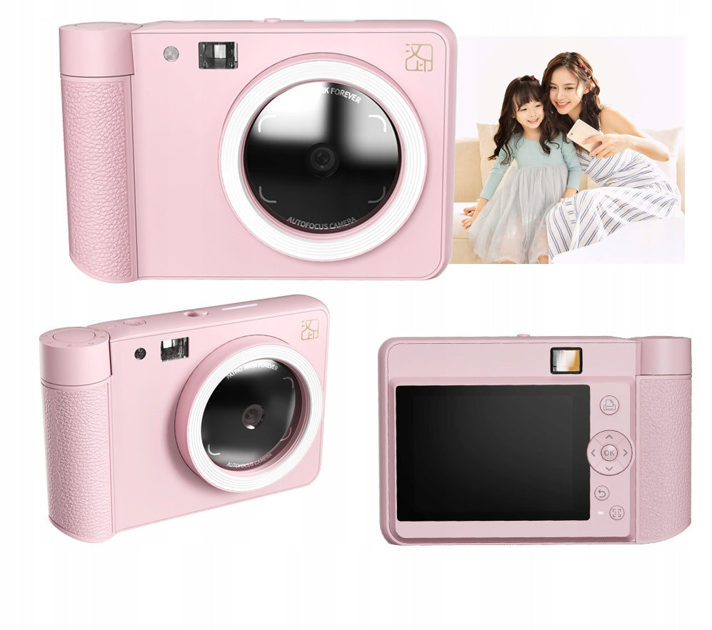 Camera HANIN Z1 5MP Instant Print ZINK Bluetooth LED LCD 2,8 Refills