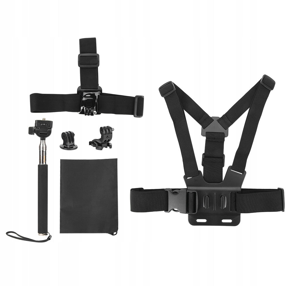 Camera Head Strap Mount, Universal akcesoria for Sports Cameras