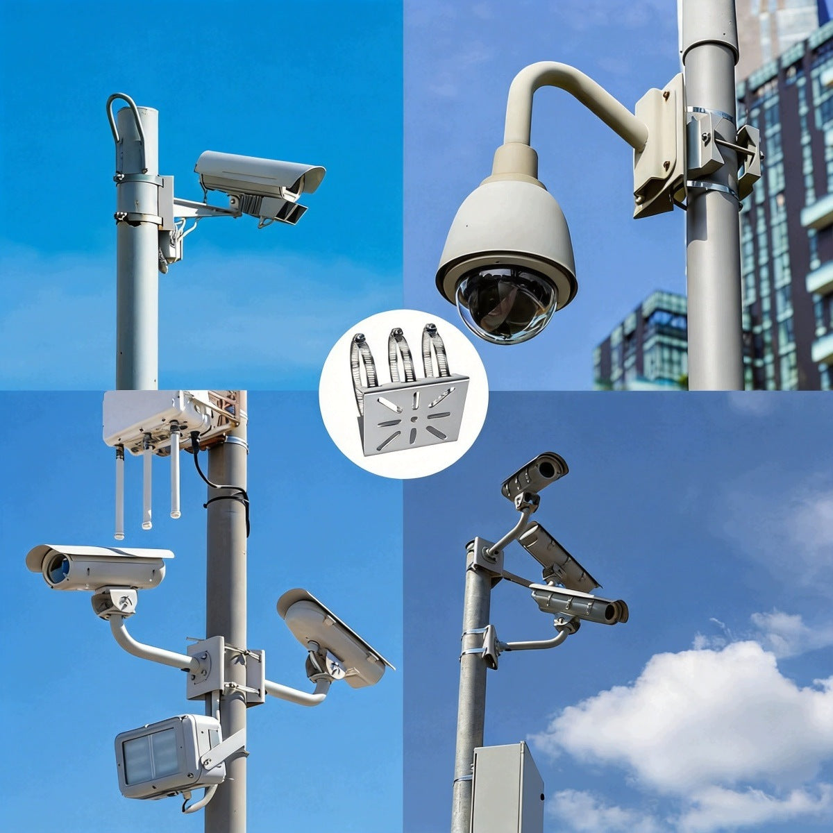 Camera Mount Pole Mount for CCTV Camera Pole Mount Brand no brand