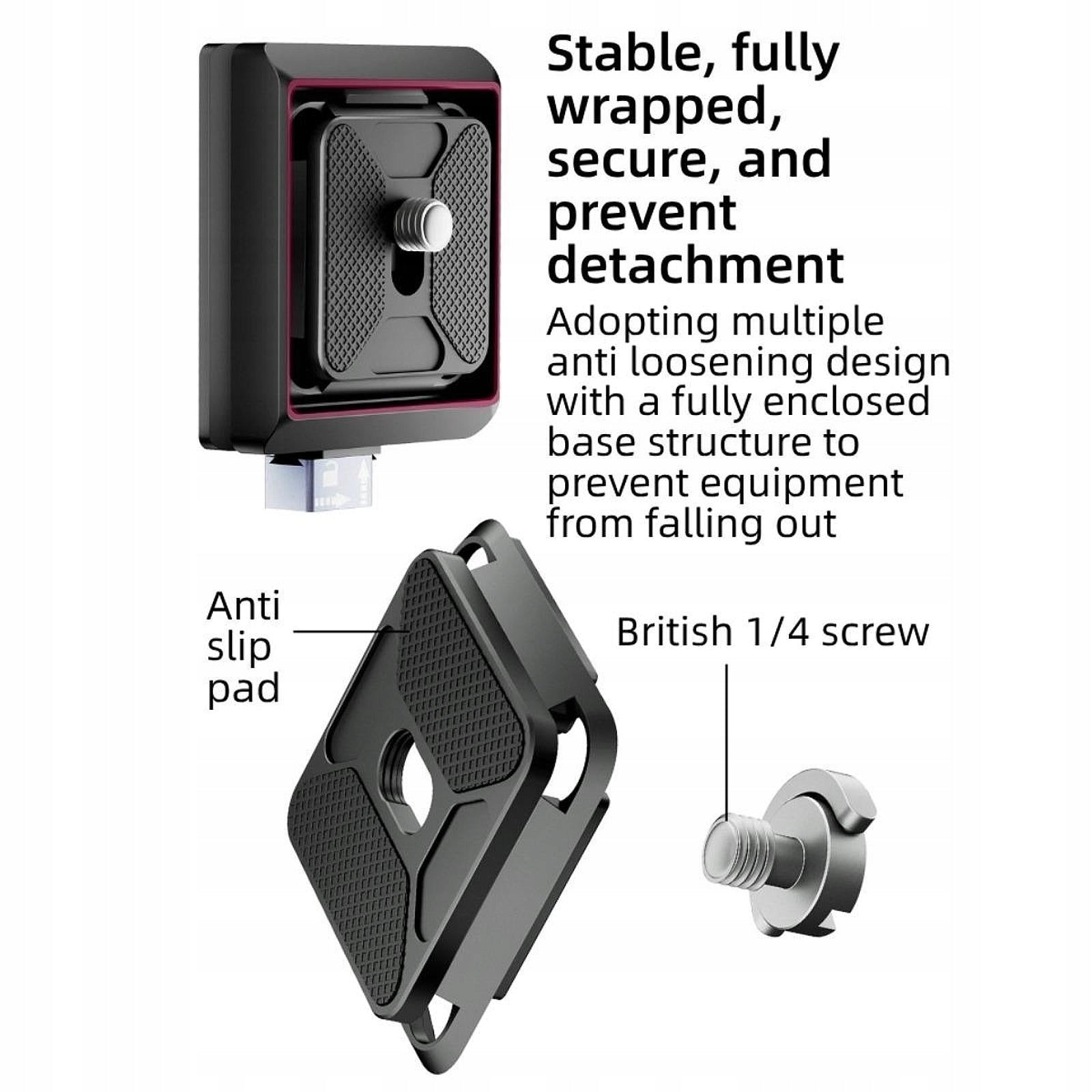 Camera Quick Release Plate Quick Switching Parts Tripod Quick Release Plate Packaging status original
