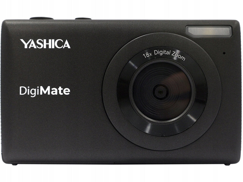 Camera YASHICA DigMate Black 64Mpix, 18x Digital Zoom, 4K 30fps