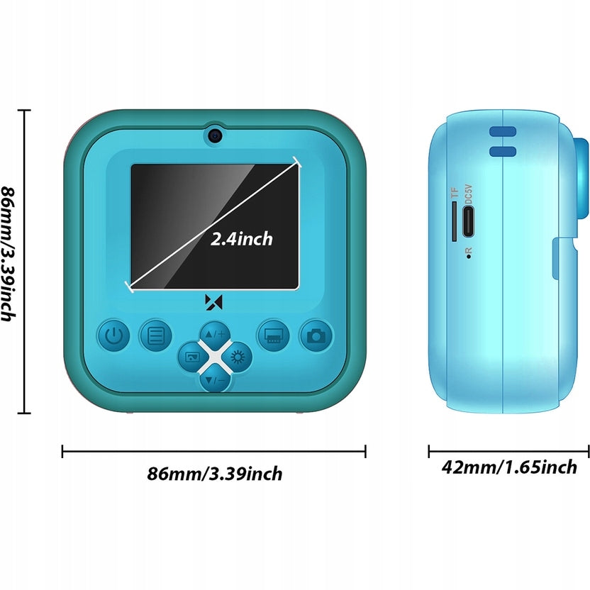 Camera / camera for children with thermal printer Wozinsky Packaging status original