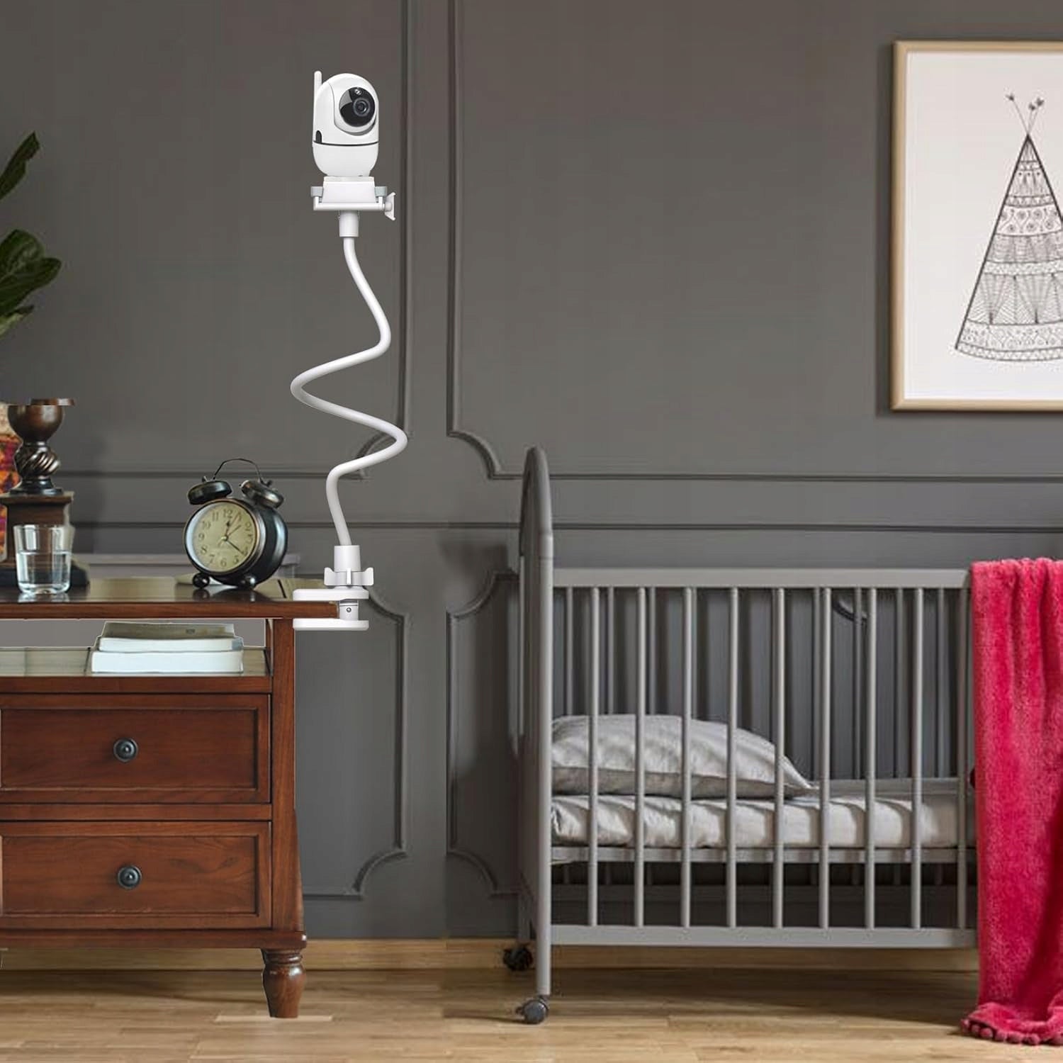 Camera holder for baby monitor flexible mounting Brand no brand