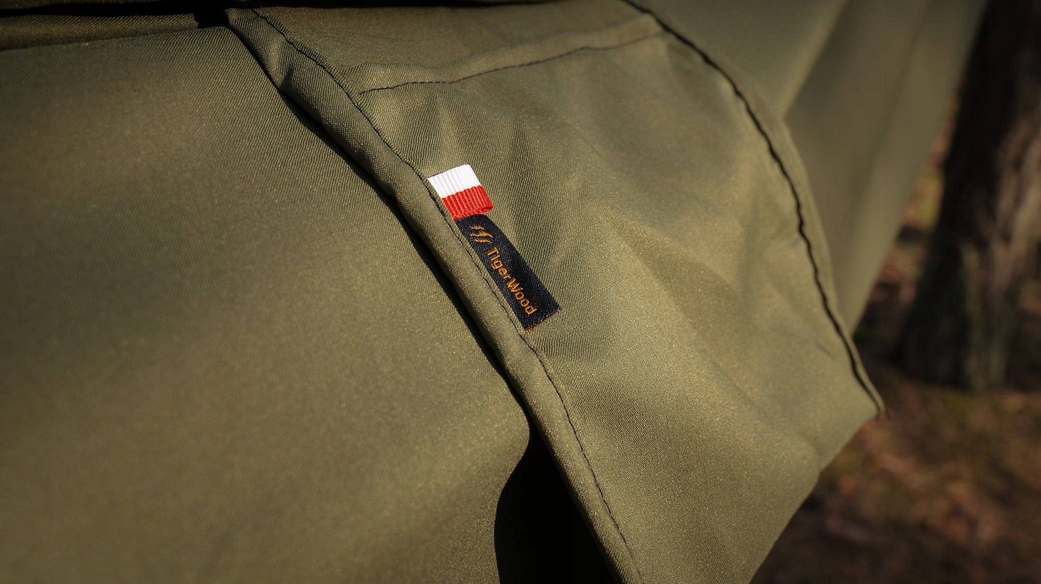 Camp Hammock TigerWood Bear Olive Long 350 cm with Mosquito Net Single Manufacturer code tig-niedz