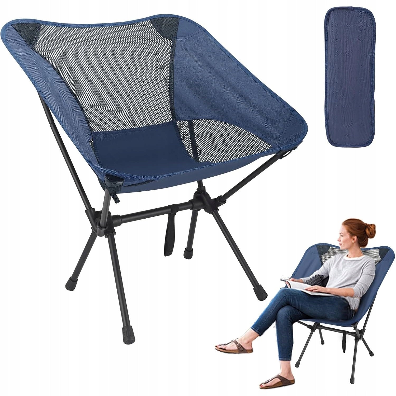 Camping Fishing Chair Folding Strong Bag Lifting Capacity 120kg Packaging status original