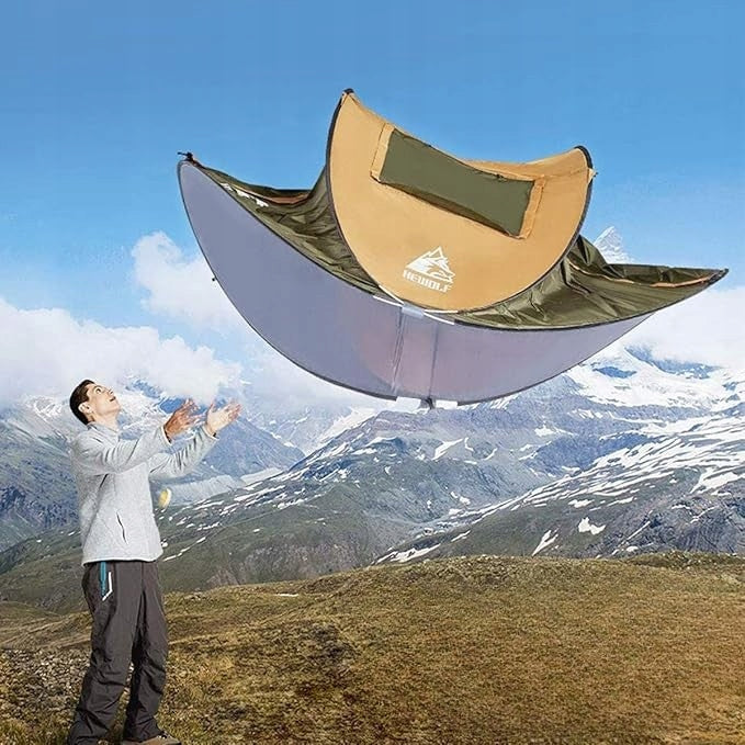 Camping Self-Assembly Tent For 2-3 People Ultra-light UV Protection Brand HeWolf