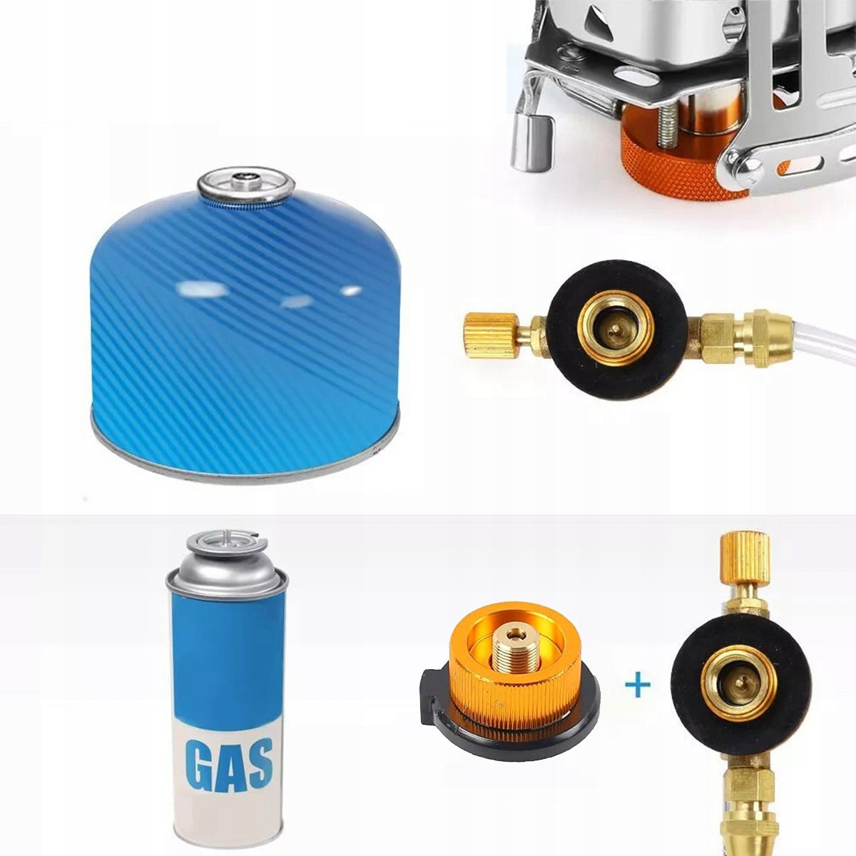 Camping Stove Adapter Hose Kit for Gas Cartridge Connection Manufacturer code 4058739517104