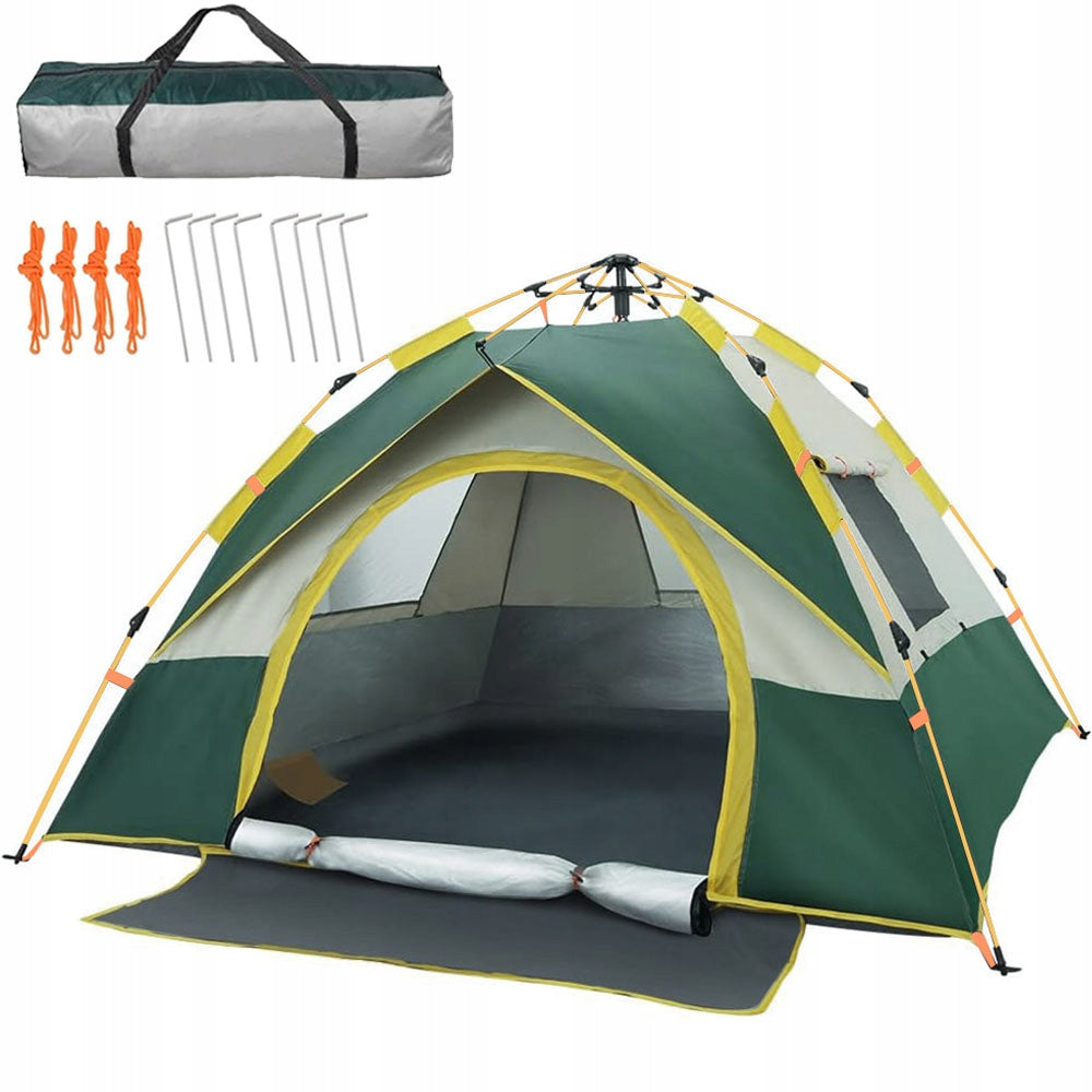 Camping Tent Automatic Double Layer With Mosquito Net For 3-4 People BEDEE