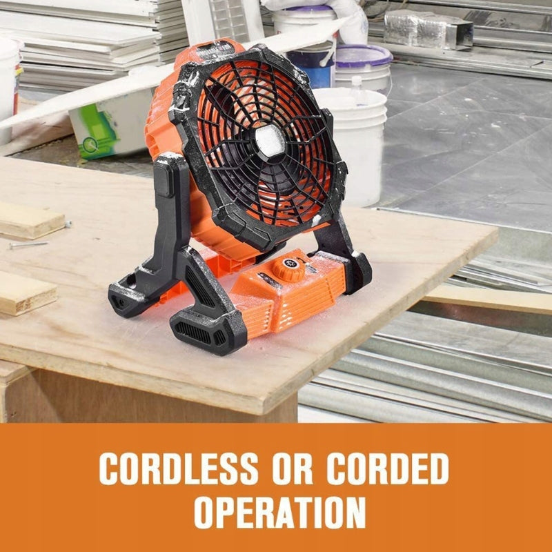 Camping fan with LED lighting 7800mAh Brand no brand