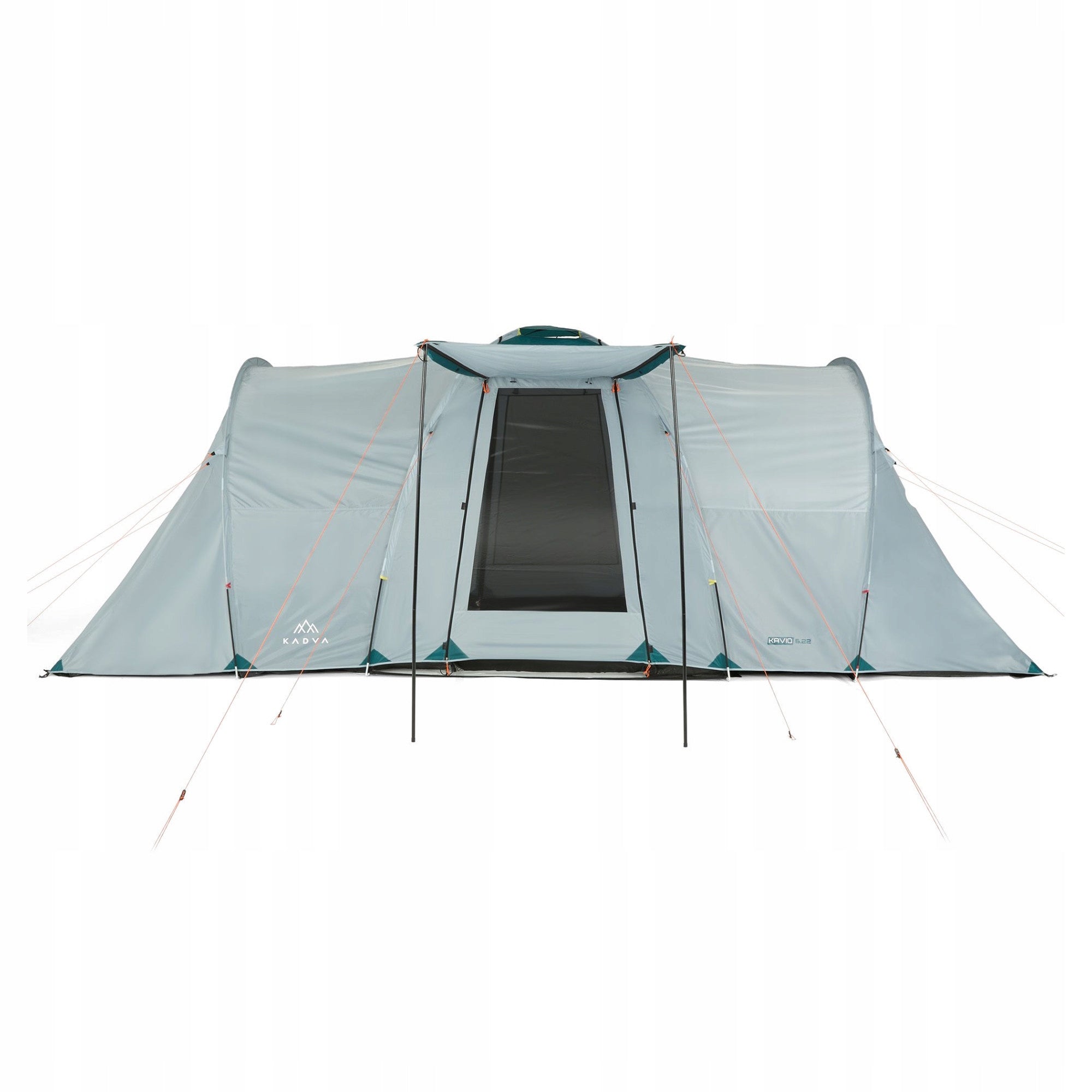 Camping tent KADVA Kavio 6.22 grey 6-PERSON WATERPROOF 2 BEDROOMS