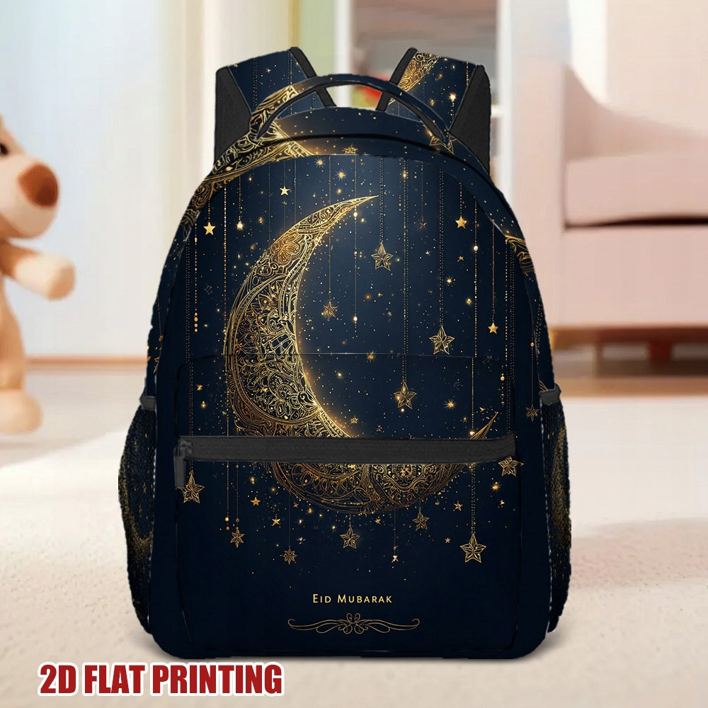 Campus Travel Daily Backpack Eid Crescent Stars