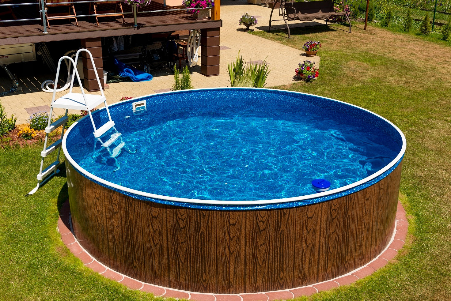 Canadian Round Pool 3,6x1,2m Ready Assembly Kit, ZESATW STANDARD Brand ELESTON