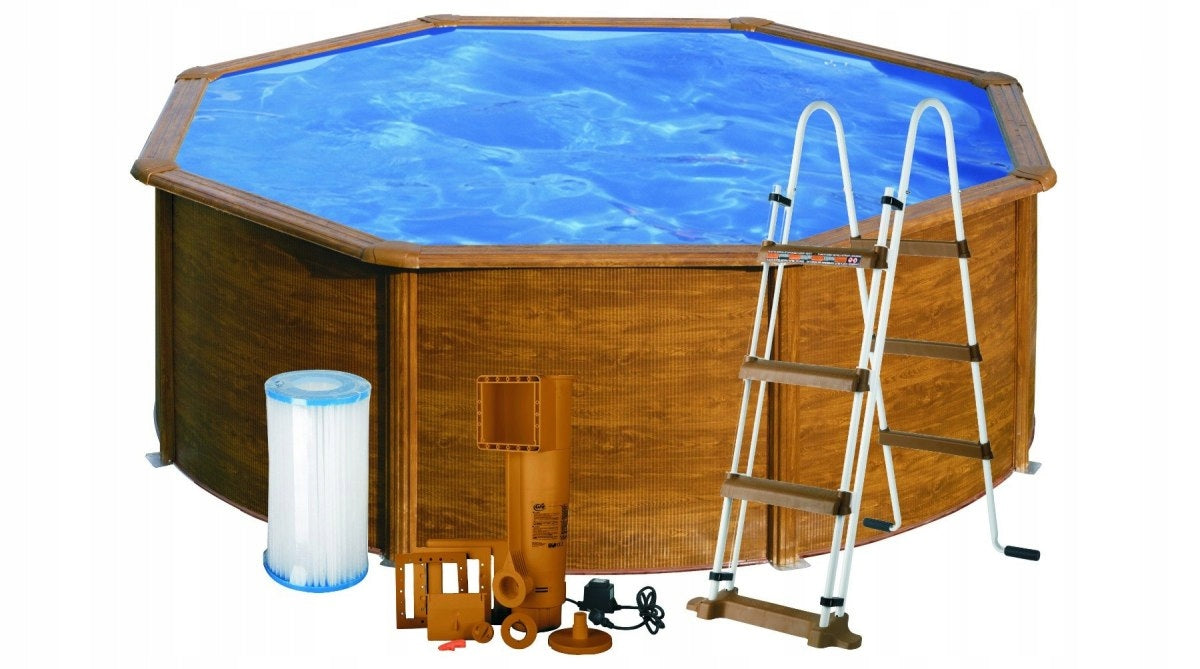 Canadian Round Pool Ø350 x 120cm SICILIA GRE