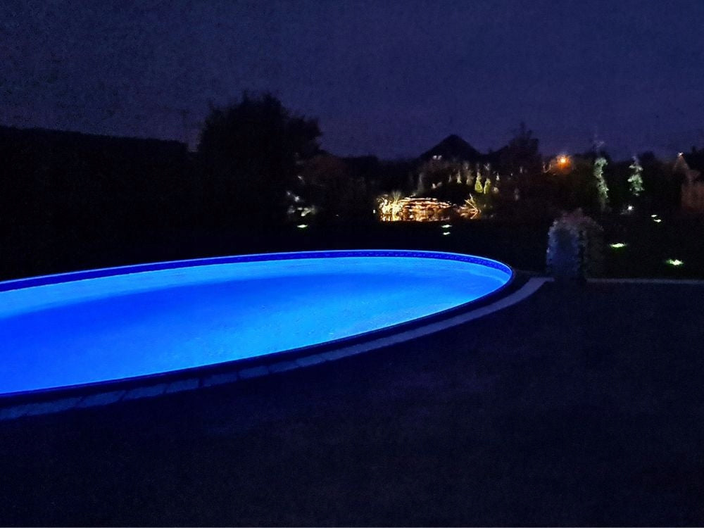 Canadian Swimming Pool, Metal 5,5x3,7x1,2m Set, Filtration Mega Star 8m3 Manufacturer code BAS INDZ404-001