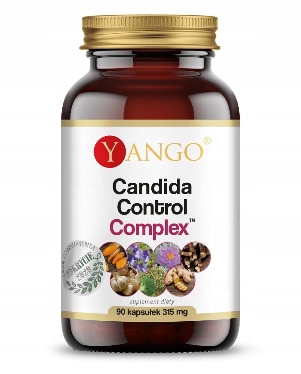 Candida Control Complex 90 Capsules Yango