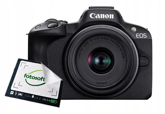 Canon EOS R50 with 18-45 IS STM 24MP APS-C DIGIC X NEW WiFi