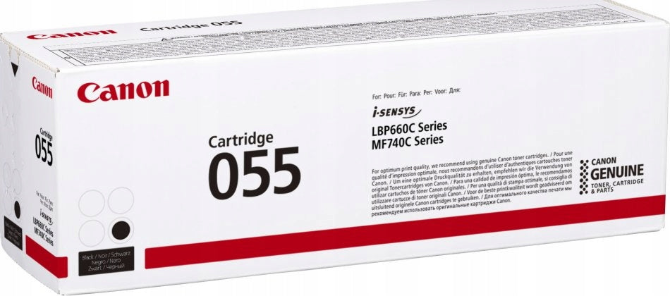 Canon Toner Black CRG-055BK 3016C002 for laser printers Packaging status original