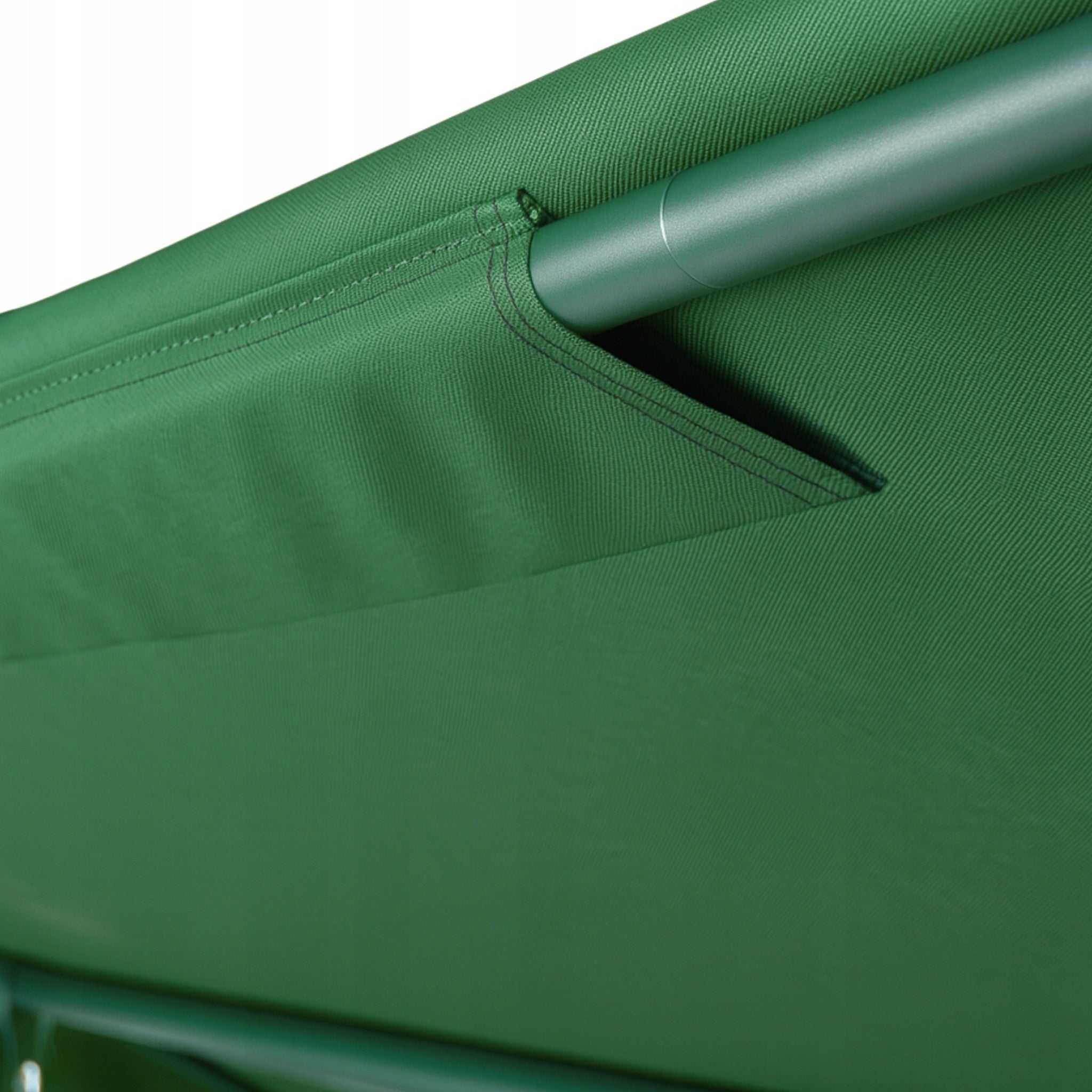 Canopy Cover Replacement for Garden Swing 200 x 120 cm Green Material of manufacture fabric