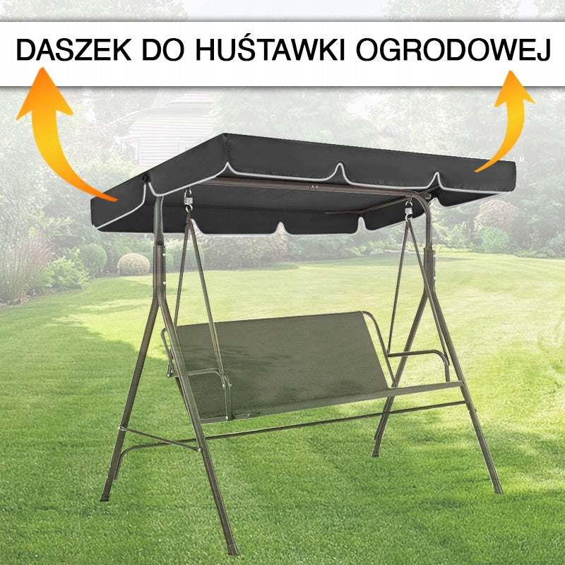 Canopy cover replacement cover for garden swing 210x145cm graphite EAN (GTIN) 5904169411606