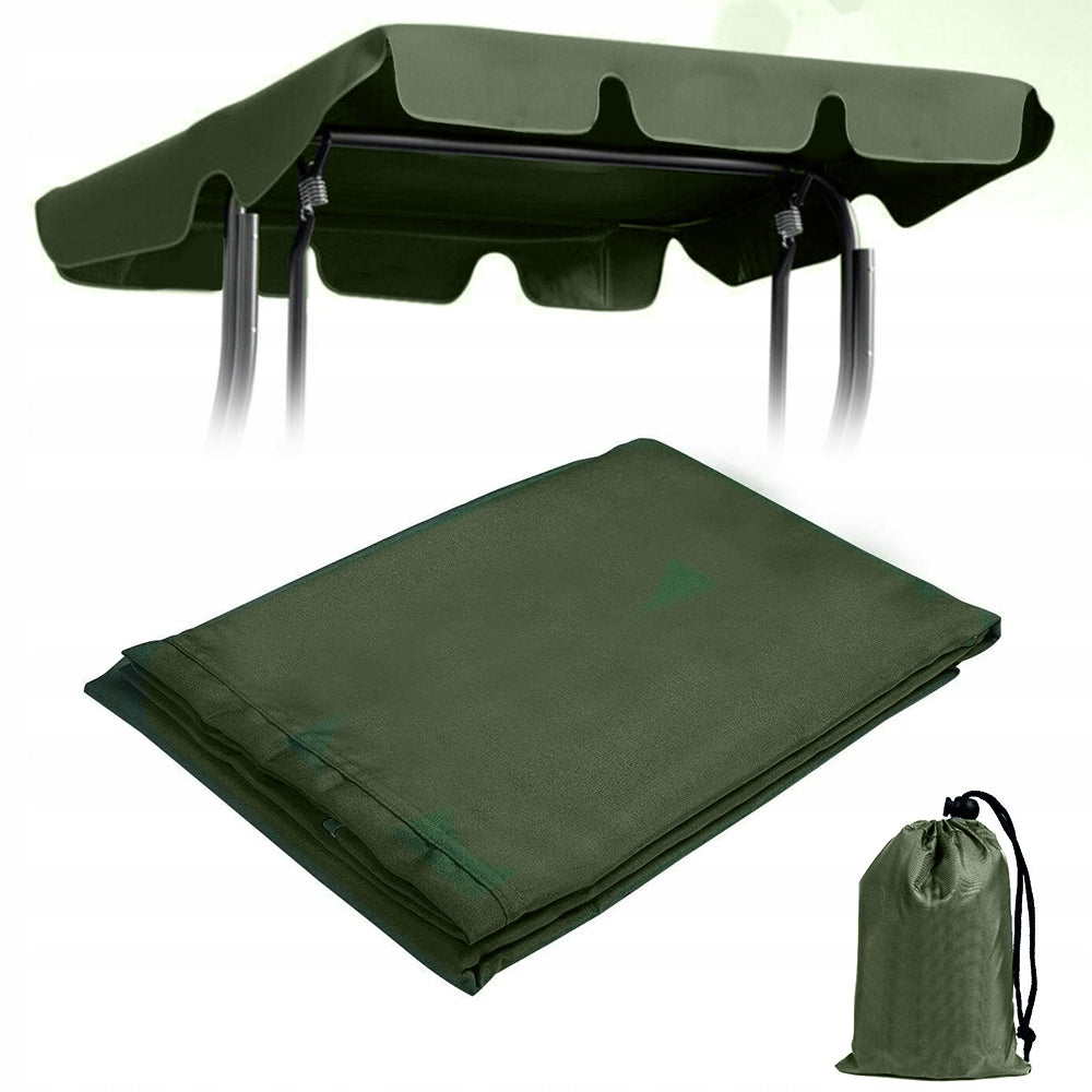 Canopy cover replacement plating for garden swing 210x145cm green Manufacturer no brand