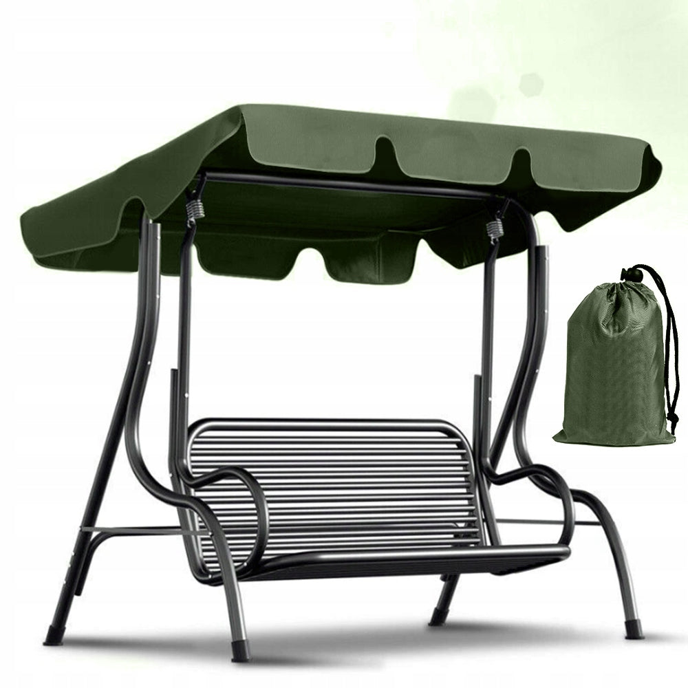 Canopy cover replacement plating for garden swing 210x145cm green