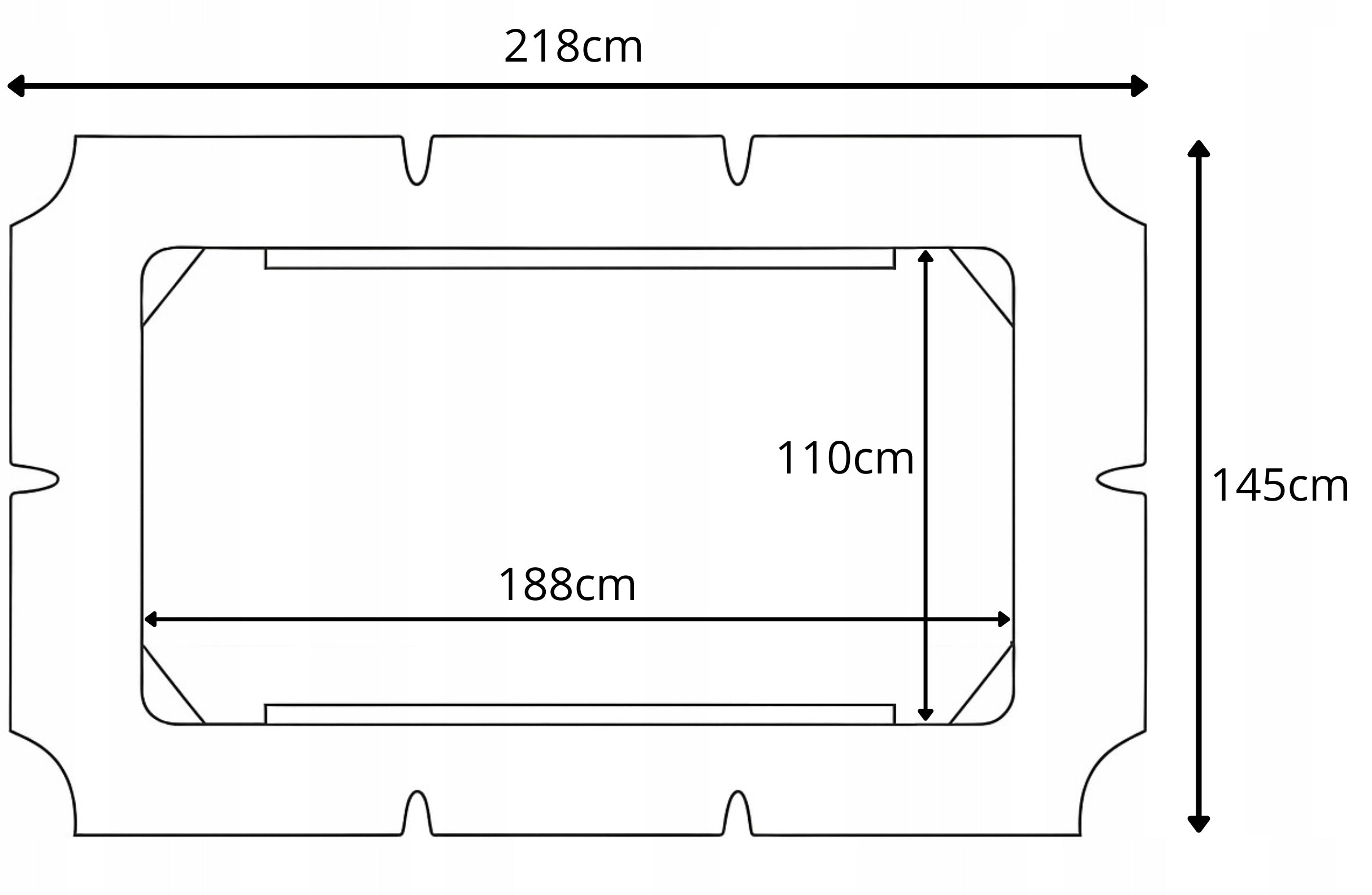 Canopy for Garden Swing Roof Material Waterproof 188x110cm UV Strong Kind freestanding