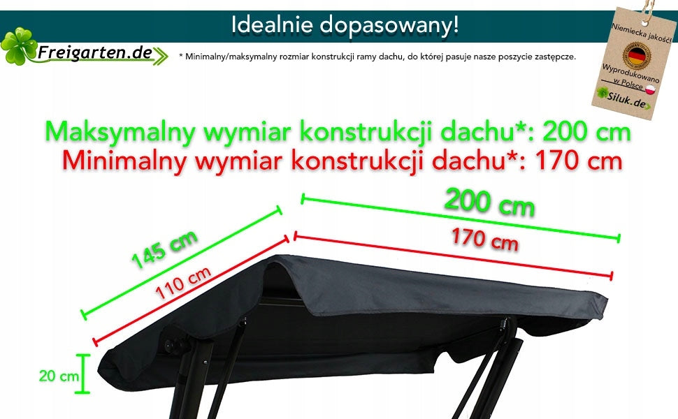 Canopy plating for garden swing Manufacturer no brand